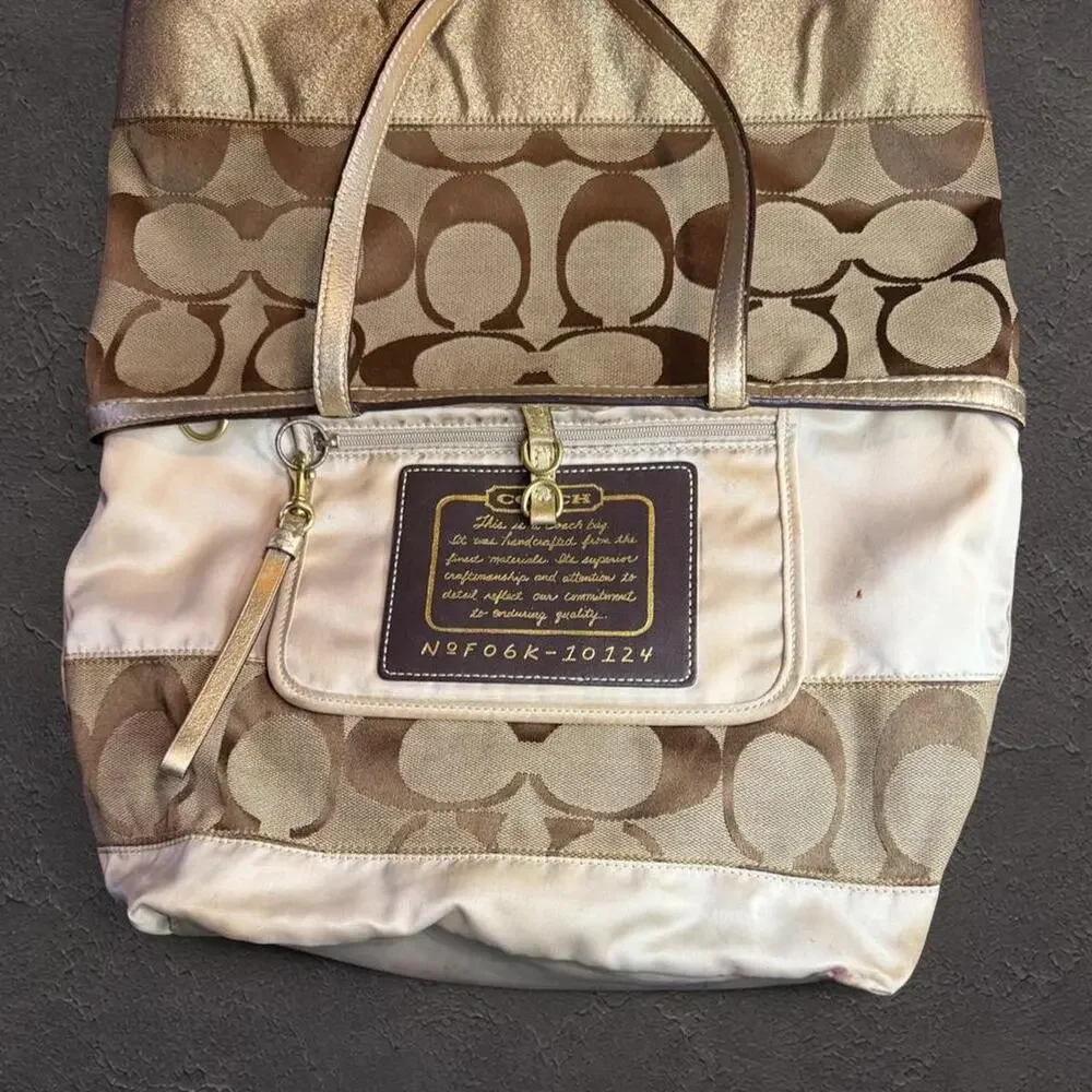 Coach signature stripe